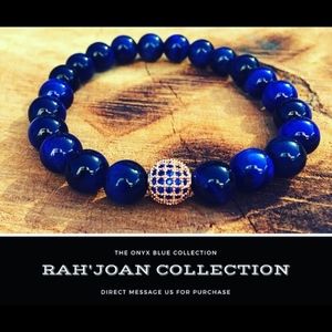 Natural Blue Tiger Eye Micro 8mm Bead Bracelet